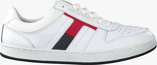 Weiße TOMMY HILFIGER Sneaker low RETRO CORPORATE LEATHER - large