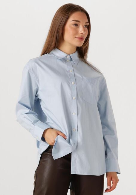 Blaue SELECTED FEMME Blusen SLFESTER LS OVERSIZE SHIRT - large