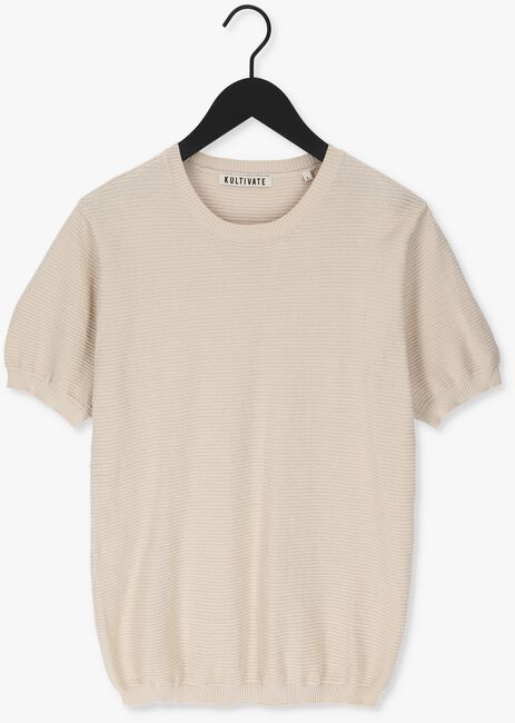 Beige KULTIVATE T-shirt TS VICTOR - large