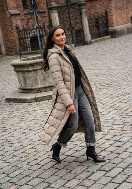 Sand BEAUMONT Wattierte Jack VALENTINA LONG COAT - large