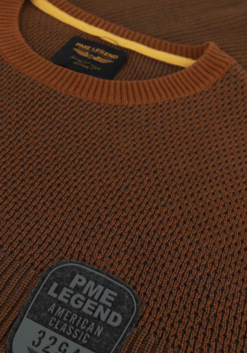 Braune PME LEGEND Pullover R-NECK COTTON PLATED - large