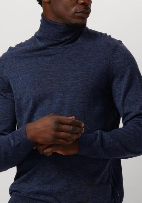 Blaue BOSS BLACK Rollkragenpullover MUSSO-P - large