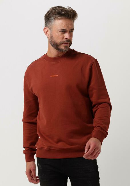 Rote PUREWHITE Sweatshirt CREWNECK WITH THE NEW ORDINARY PRINT ON BACK - large
