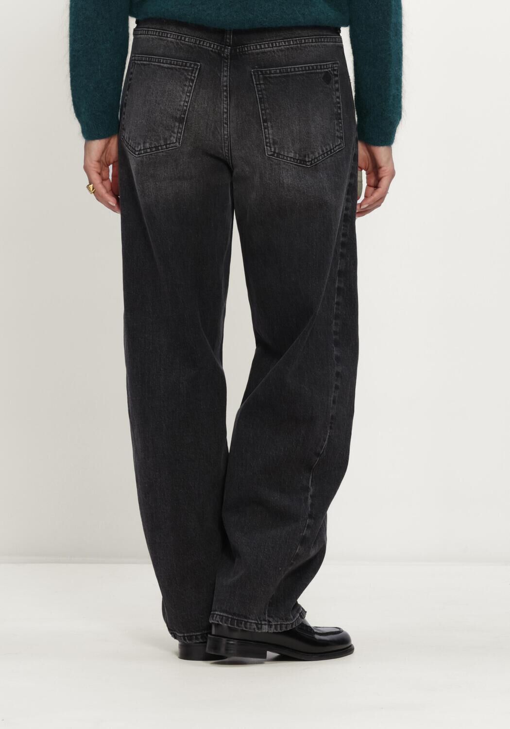 Schwarze STUDIO ANNELOES Weite Hose Frenkie balloon trousers - large