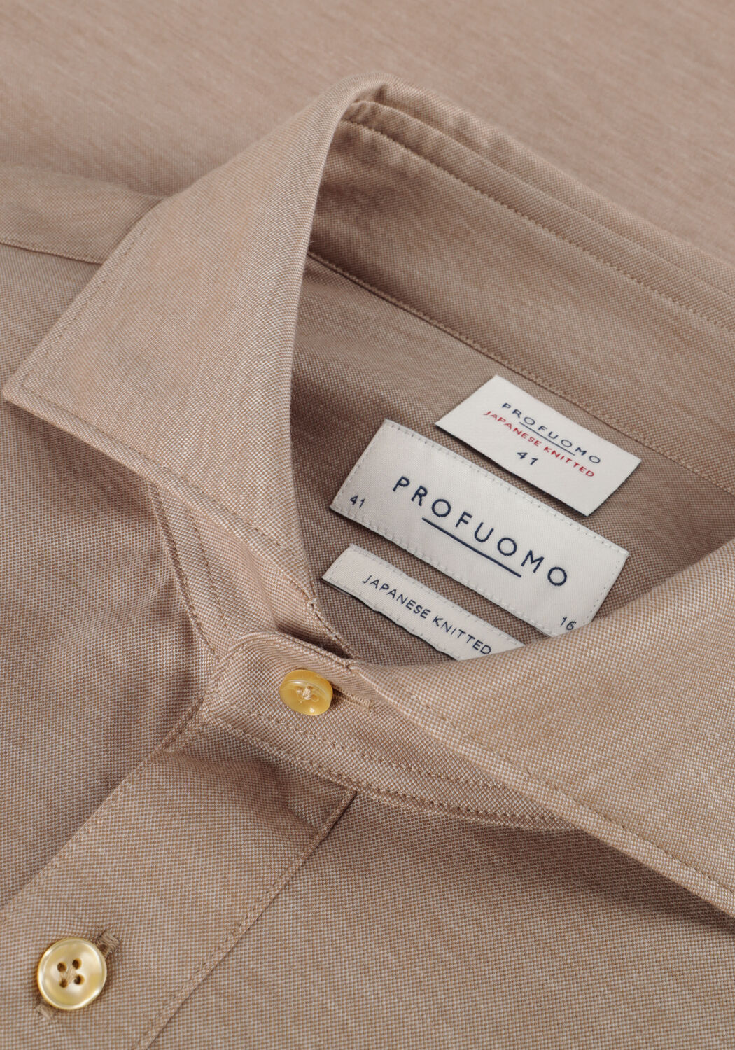 Beige PROFUOMO Polo-Shirt SHIRT POLO CAMICHE SC SF - large