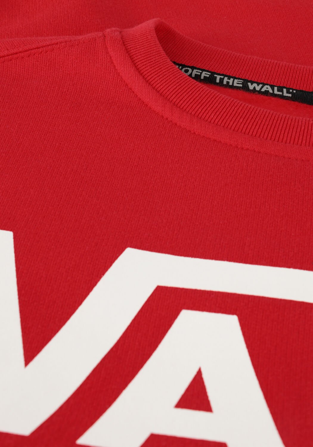 rote vans pullover by vans classic crew boys true red white