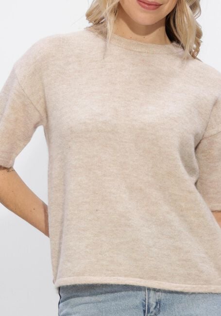 Sand SELECTED WOMEN Pullover SLFLULU 2/4 KNIT O-NECK - large