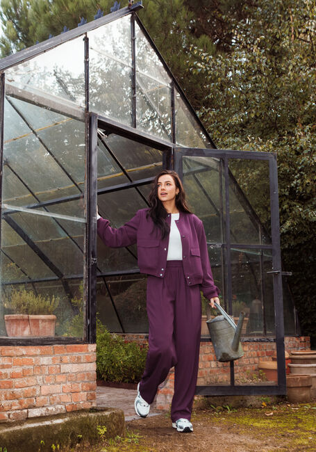 Bordeaux OMODA ATELIER Weite Hose OM-JULE X NINA - large