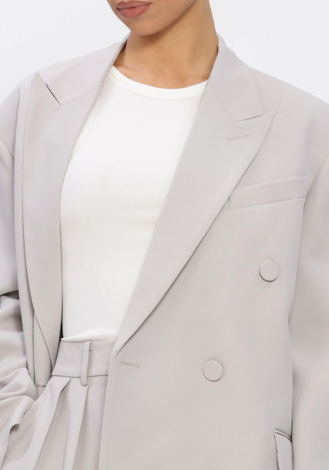 Hellgrau OMODA ATELIER Blazer X MODEROSA - ARDENT - large