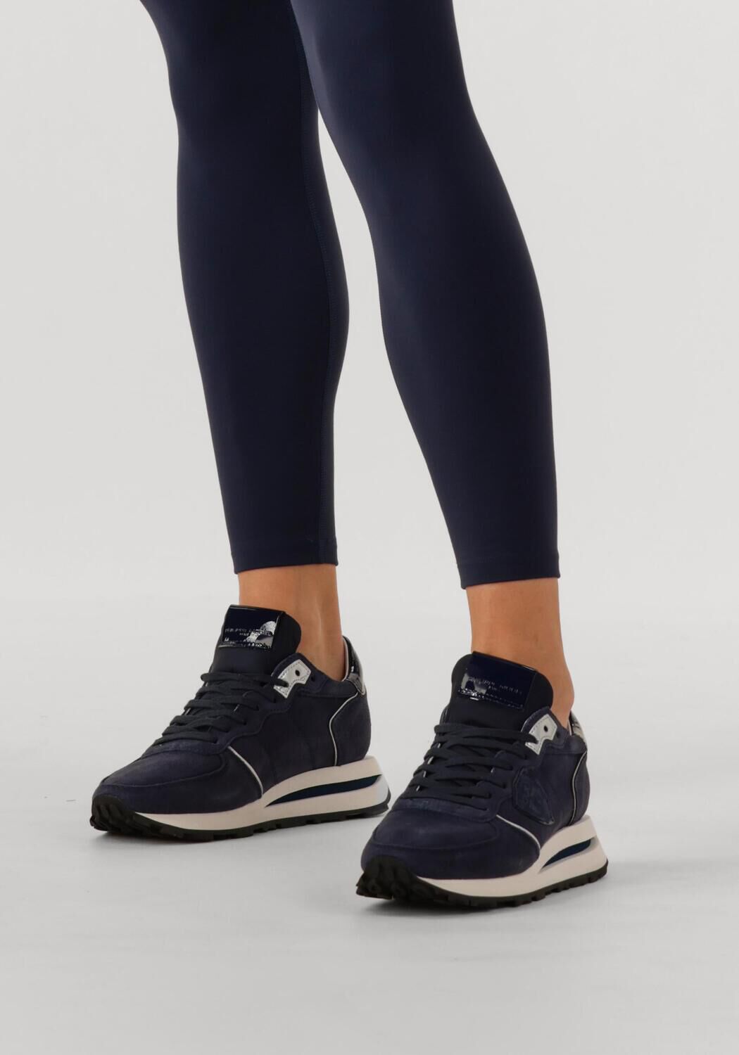 Blaue PHILIPPE MODEL Sneaker Low TROPEZ HAUTE LOW WOMAN - large