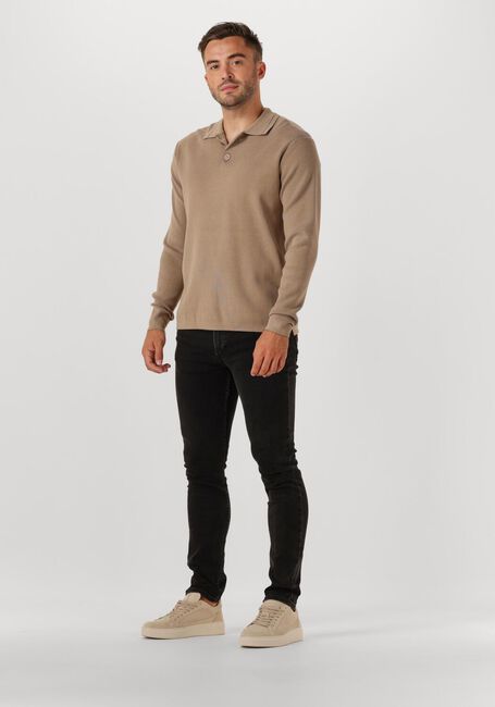 Beige PURE PATH Pullover REGULAR POLO FIT KNITWEAR - large
