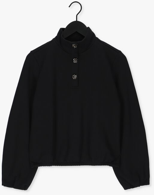 Schwarze SCOTCH & SODA Sweatshirt ANORAK SWEAT WITH SPECIAL BUTT - large