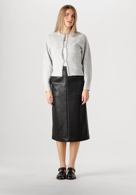 Schwarze NEO NOIR Minirock NETTI FAUX LEATHER SKIRT - large