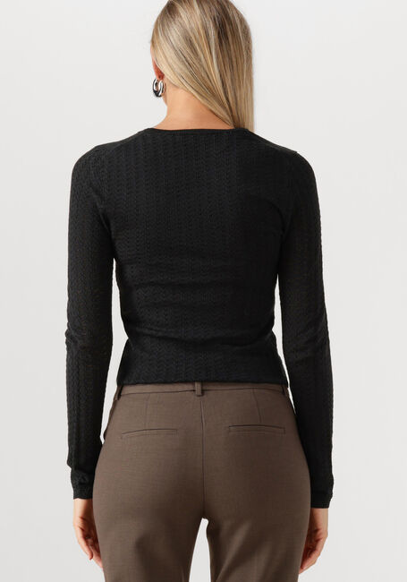 Schwarze SELECTED WOMEN Pullover SLFNAJA TIGHT LS KNIT O-NECK - large