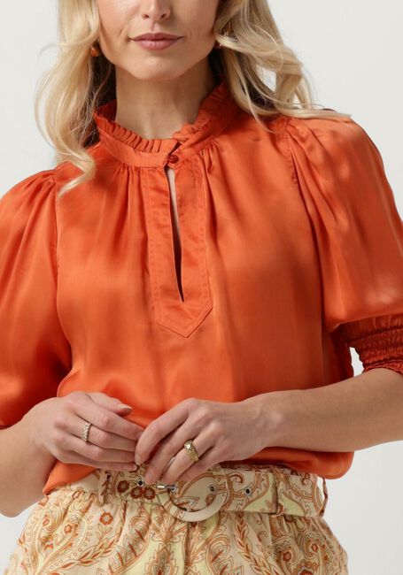 Orangene EST'SEVEN Blusen ELISE BLOUSE BAMBU - large