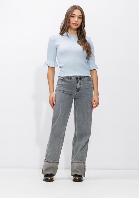 Blaue Y.A.S. Top YASMIKLA SS KNIT TOP - large