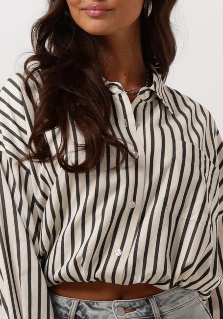 Ecru CATWALK JUNKIE Blusen CROPPED BUTTON UP BLOUSE - large
