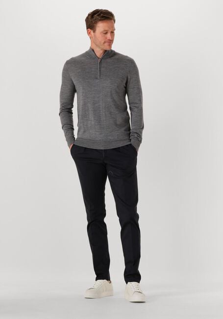 Graue PROFUOMO Pullover PULLOVER HALF ZIP MERINO - large