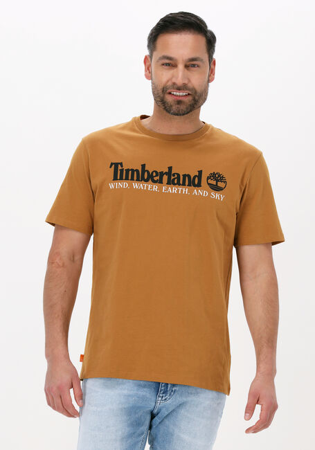 Braune TIMBERLAND T-shirt WWESR FRONT TEE - large