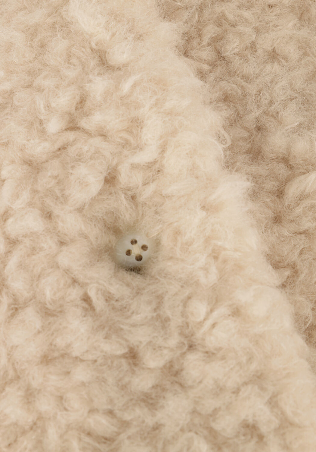 Creme ANOTHER LABEL Teddy-Jacke BONNIE BLAZER - large