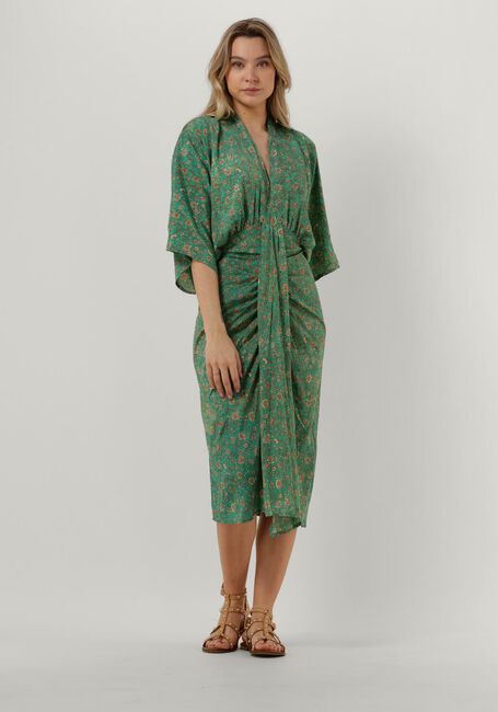 Grüne SISSEL EDELBO Midikleid JUNO DRESS - large