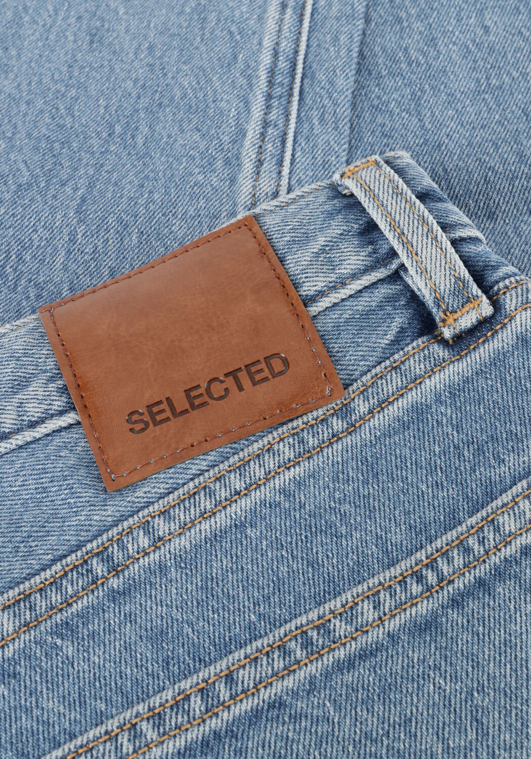 Blaue SELECTED MEN Straight leg jeans SLH196-STRAIGHT BEN KORI JEANS NOOS - large