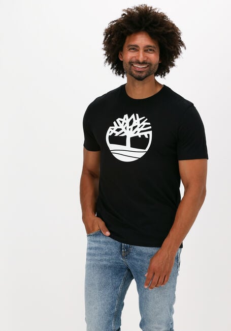 Schwarze TIMBERLAND T-shirt SS K-R BRAND TREE T - large