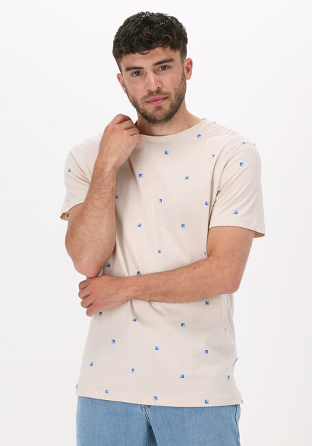 Beige KULTIVATE T-shirt TS BLUE STUFF - large