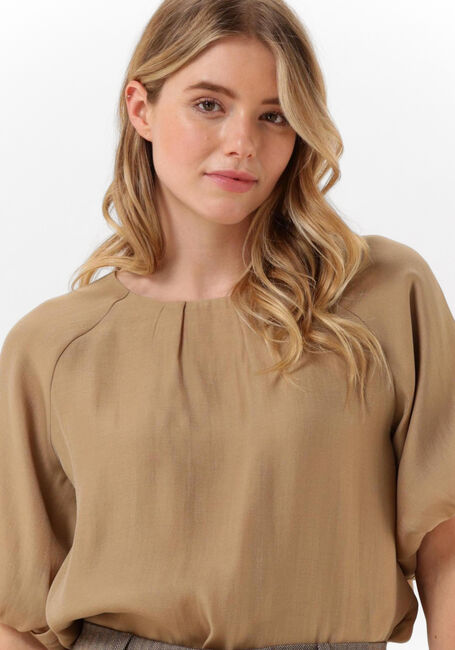 Camelfarbene BRUUNS BAZAAR Top ZARIA DONA BLOUSE - large