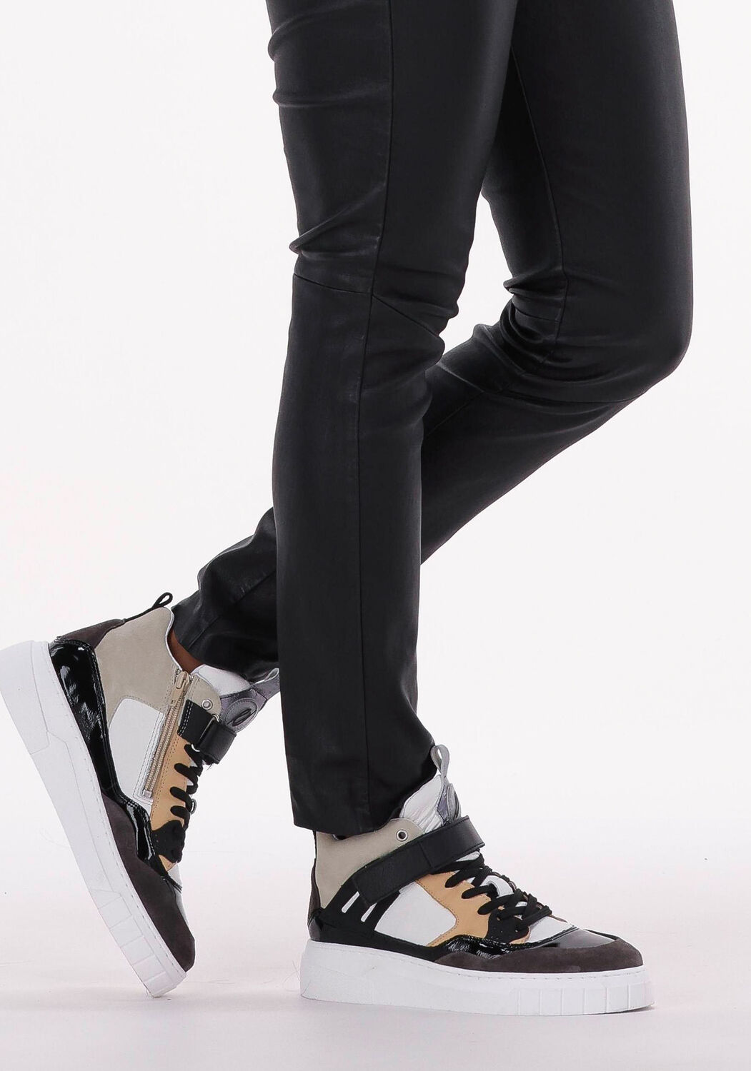 Schwarze RED-RAG Sneaker High 71538 - large