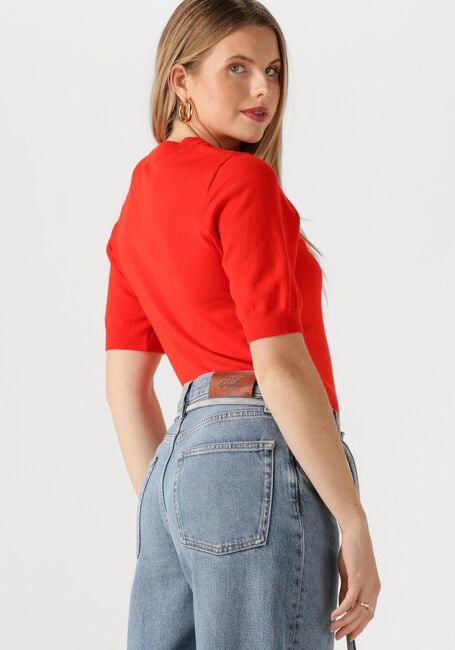 Rote Y.A.S. Pullover YASLENA SS KNIT PULLOVER - large