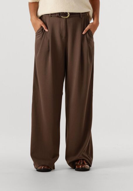 Braune MSCH COPENHAGEN Weite Hose MSCHHENRIKA HW PANTS - large