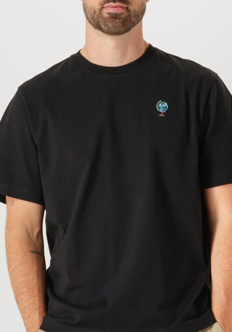 Schwarze FORÉT T-shirt GLOBUS T-SHIRT - large