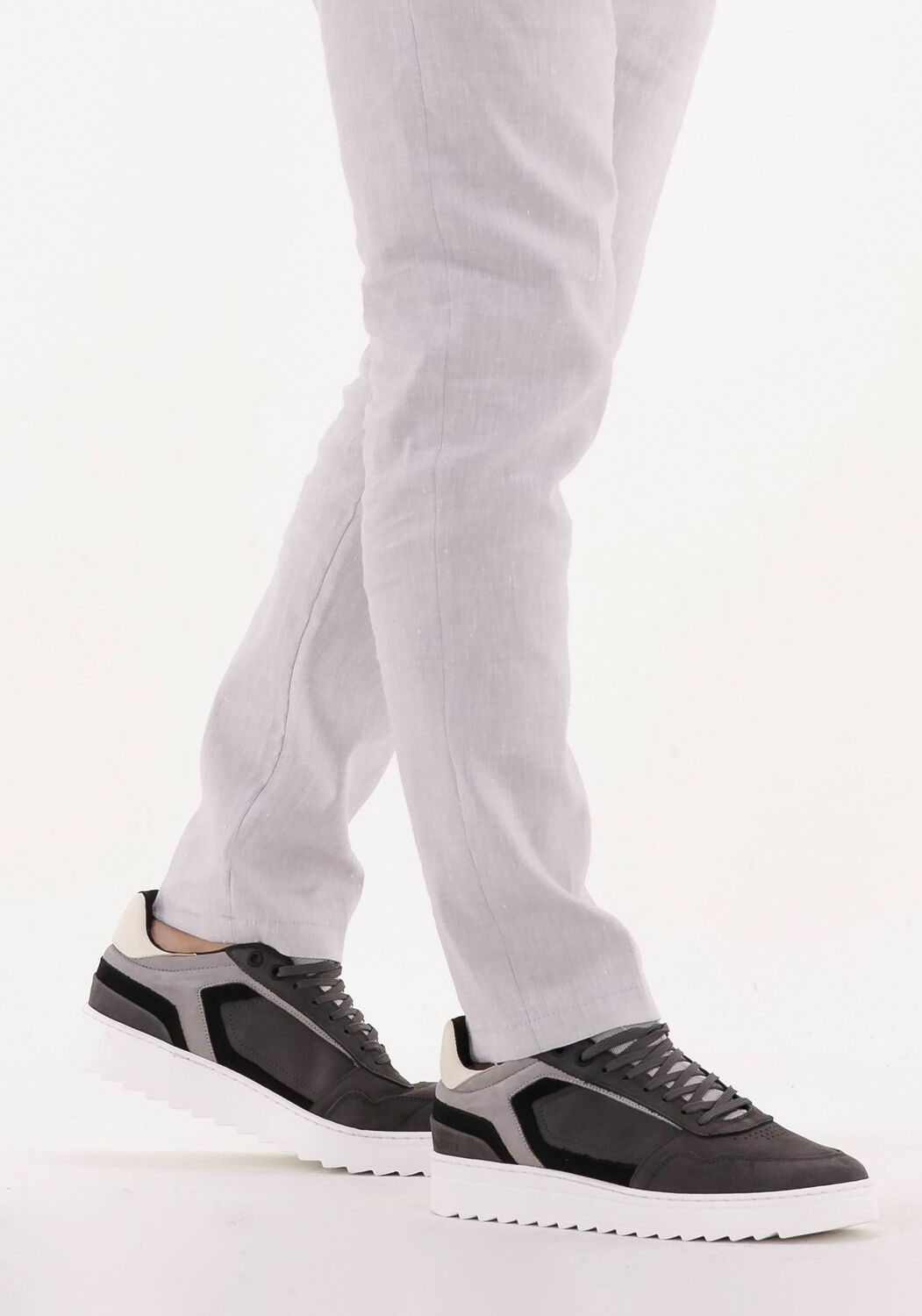 Graue NUBIKK Sneaker Low CLIFF CANE - large