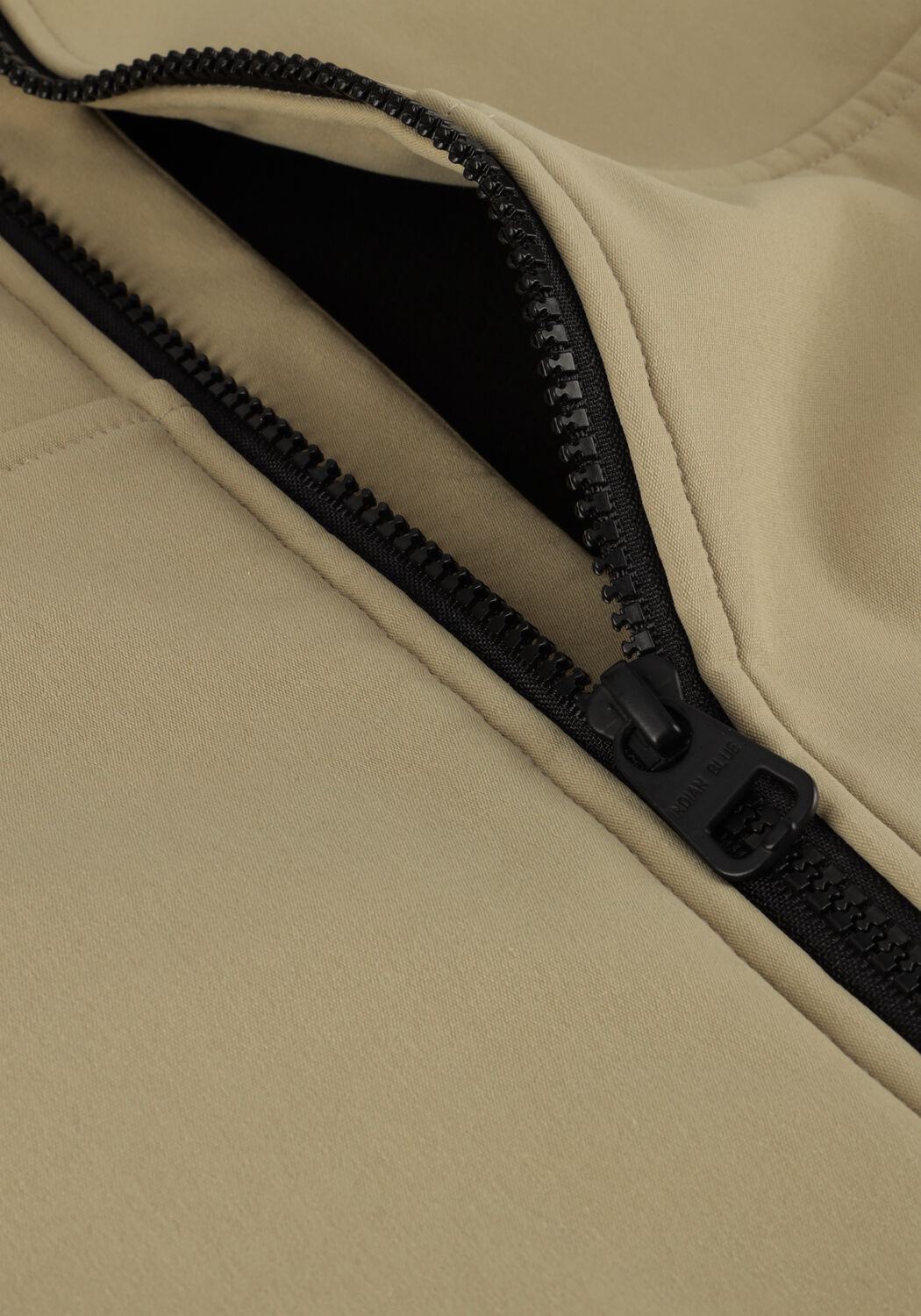 Sand INDIAN BLUE JEANS Jack SOFT SHELL HOODED JACKET - large