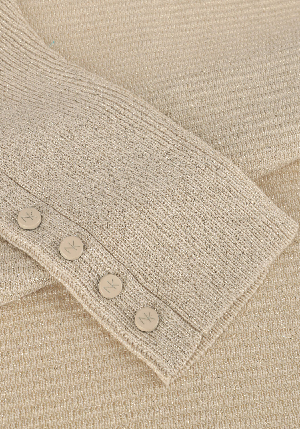 Sand NUKUS Top BATWING PULLOVER LUREX - large
