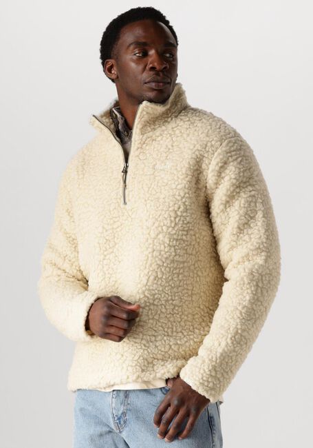 Ecru FORÉT Pullover WAVE HALF ZIP - large