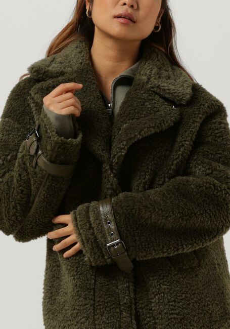 Dunkelgrün BEAUMONT Teddy-Jacke REVERSIBLE BIKER JACKET - large