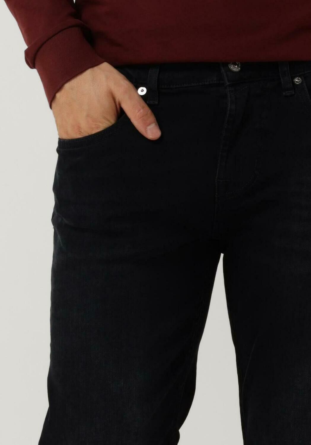 Tapered stretch jeans mens cheap