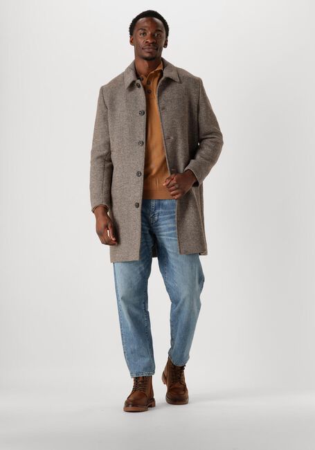 Beige SELECTED HOMME Mäntel SLHARCHIVE CAR COAT - large