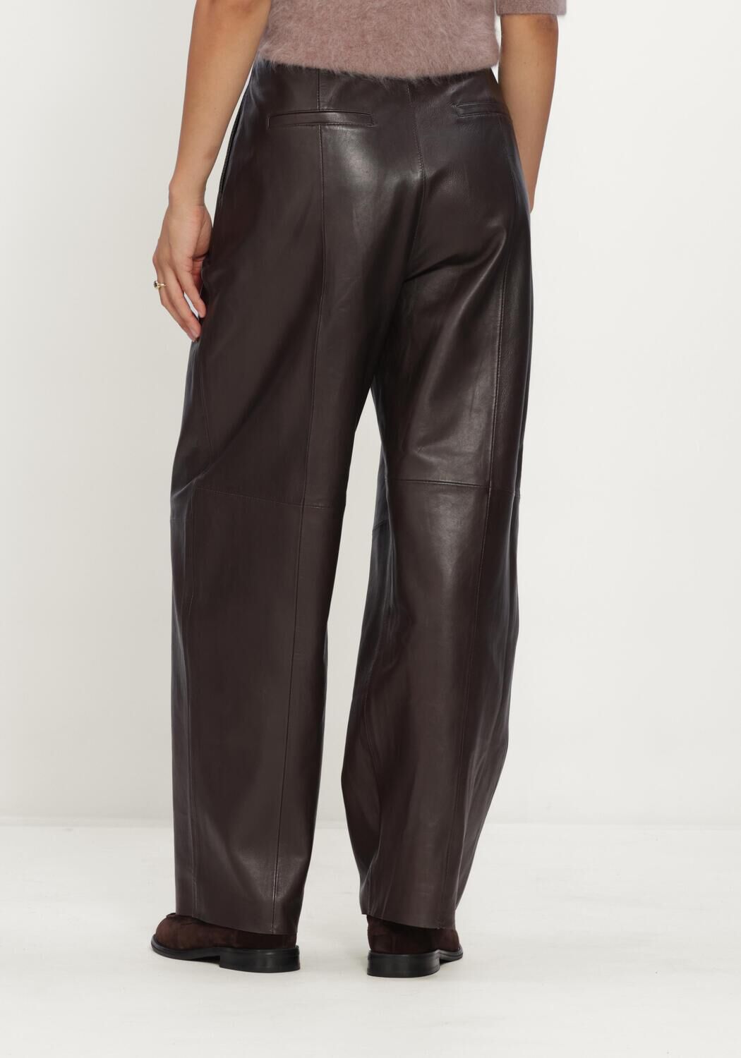 Braune JANICE Hosen BARREL BALTI - large
