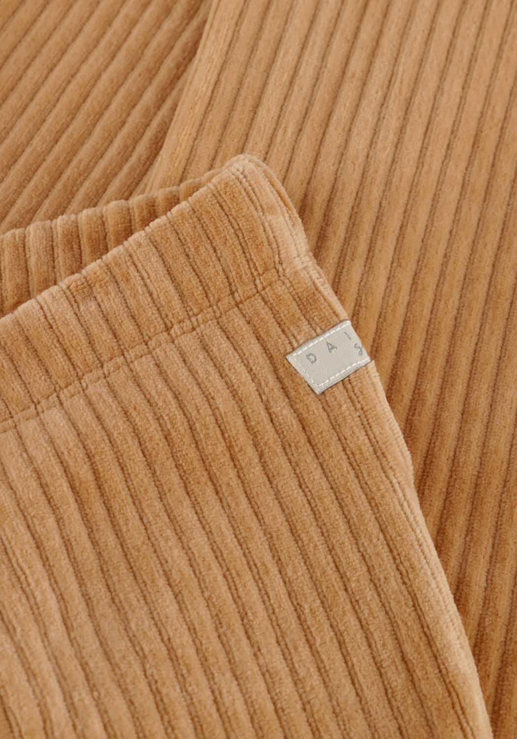 Camelfarbene DAILY7 Schlaghose FLARED VELVET PANTS - large