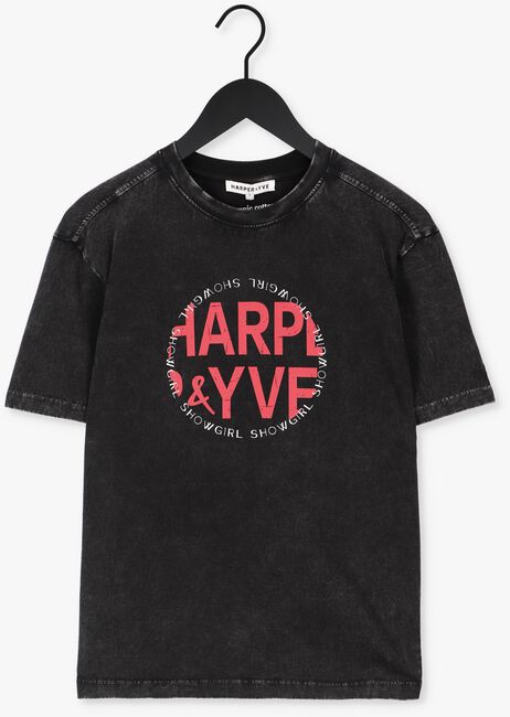 Schwarze HARPER & YVE T-shirt SHOWGIRL-SS - large