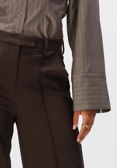 Braune NEO NOIR Weite Hose SURY SUIT PANTS - large