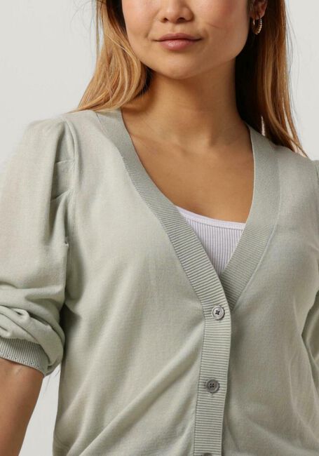 Graue RUBY TUESDAY Strickjacke VESTER V NECK CARDIGAN - large