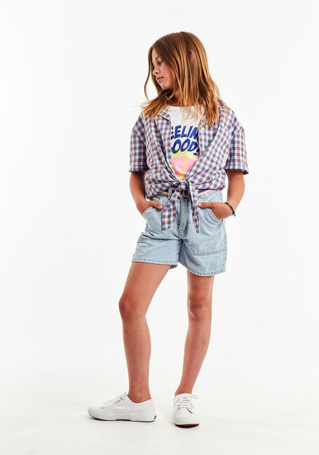 Blaue AO76 Kurze Hose TILDA JEANS SHORT - large