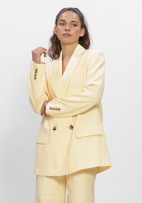 Gelbe SELECTED WOMEN Blazer SLFOVERSIZED MARLIE DB BLAZER - large
