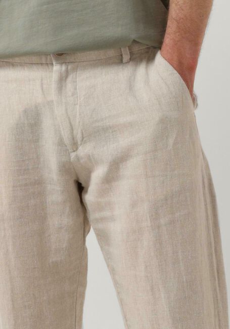 Beige SELECTED HOMME Hose SLH196-STRAIGHT MADS LINEN PANT - large