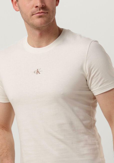 Nicht-gerade weiss CALVIN KLEIN T-shirt MICRO MONOLOGO TEE - large
