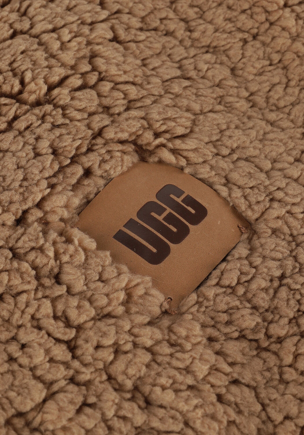 Camelfarbene UGG Schal SHERPA OVERSIZED SCARF - large